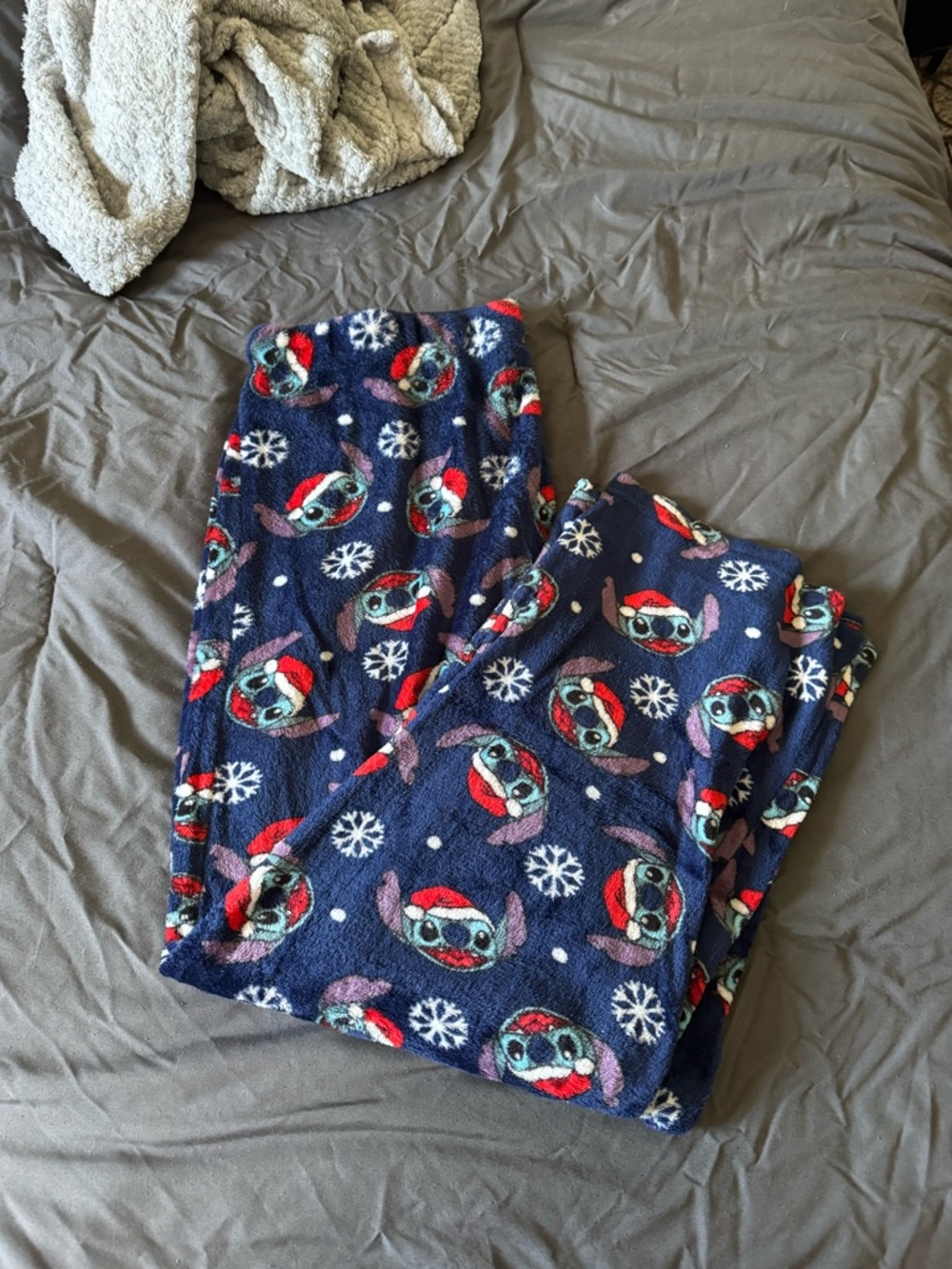 Christmas Stitch Fuzzy Pants